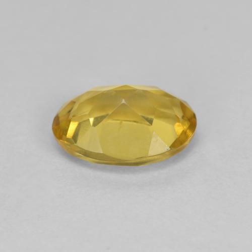 Berilo dorado amarillo natural de 1,10 ct, corte óvalo, VS