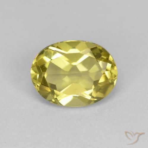 Berilo dorado amarillo natural de 1,38 ct, corte óvalo, VS
