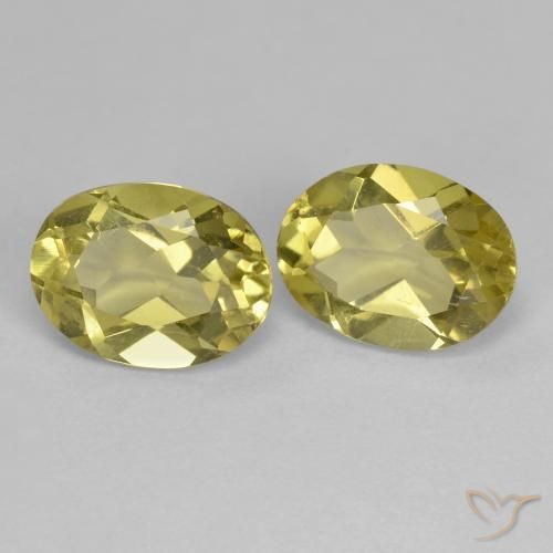 Gemas de Berilo dorado Amarillo-dorado claro natural de 2.39 ct, Ovalada, VS
