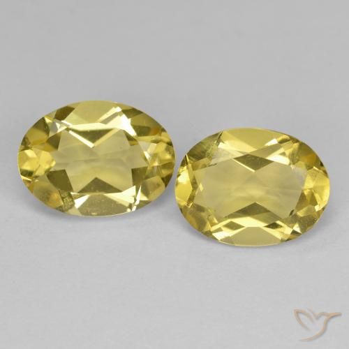 2.34ctw Natural Amarillo otoño Berilo dorado, Ovalada, VVS-VS