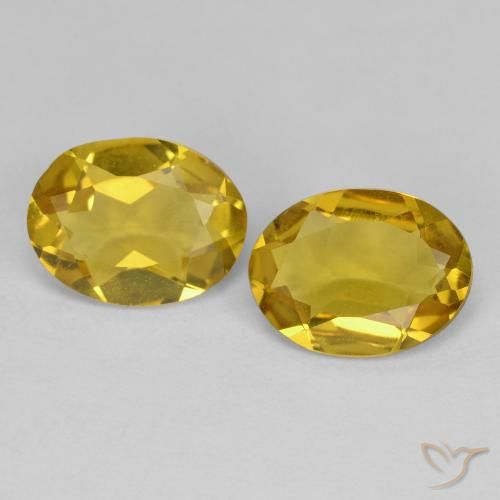 1.96ctw Natural Amarillo púrpura Berilo dorado, Ovalada, VS