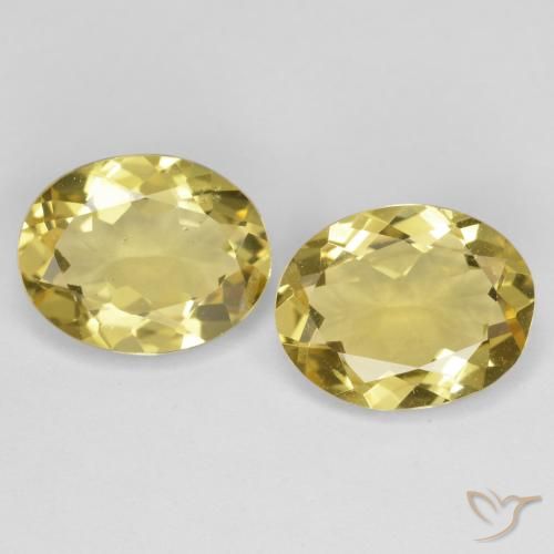 3.70ctw Natural Amarillo toscana Berilo dorado, Ovalada, VVS-VS
