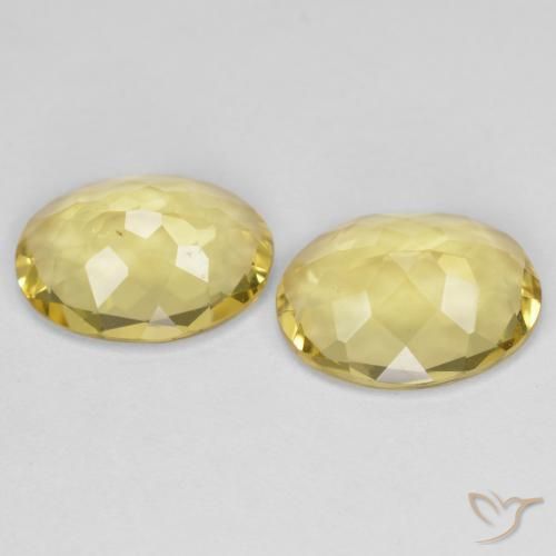 Gemas de Berilo dorado Amarillo toscana natural de 3.70 ct, Ovalada, VVS-VS