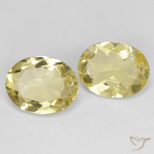 Gemas de Berilo dorado Amarillo toscana natural de 3.87 ct, Ovalada, VVS-VS