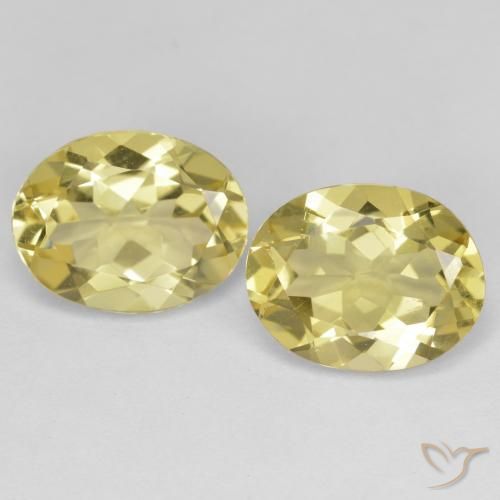 4.61ctw Natural Amarillo claro medio Berilo dorado, Ovalada, VVS-VS