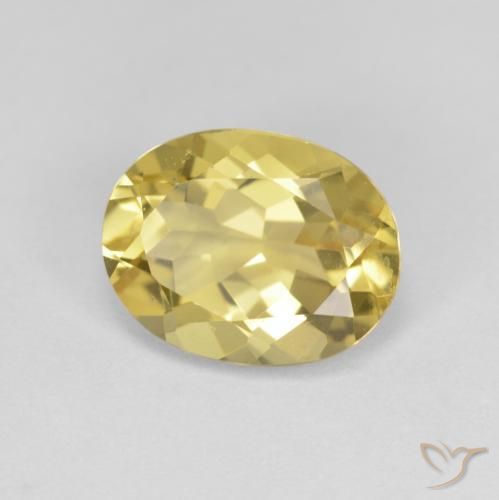Berilo dorado Amarillo toscana natural de 2.32 ct, Ovalada, VS