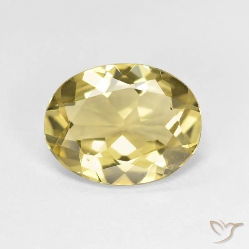1.91ct Natural Amarillo toscana Berilo dorado, Ovalada, VVS