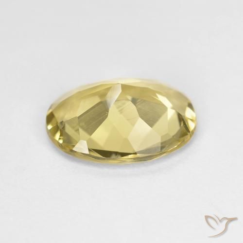 Berilo dorado Amarillo toscana natural de 1.91 ct, Ovalada, VVS