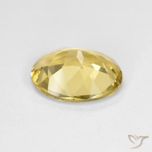 Berilo dorado Amarillo claro natural de 1.99 ct, Ovalada, VVS-VS