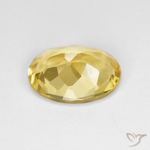 Berilo dorado Amarillo claro natural de 2.19 ct, Ovalada, VVS-VS