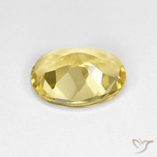 Berilo dorado Amarillo toscana natural de 2.19 ct, Ovalada, VVS-VS