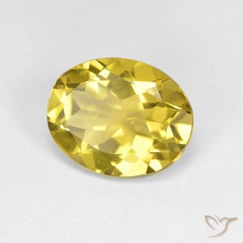 Berilo dorado Amarillo abejorro natural de 2.09 ct, Ovalada, VVS-VS
