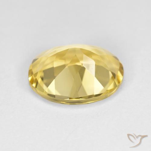 Berilo dorado Amarillo claro natural de 2.50 ct, Ovalada, VVS-VS