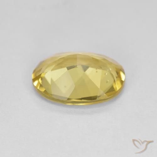 Berilo dorado Amarillo medio natural de 2.18 ct, Ovalada, VS