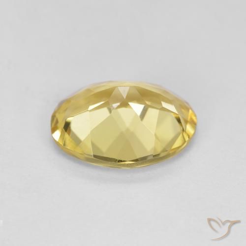 Berilo dorado Amarillo claro natural de 2.31 ct, Ovalada, VVS
