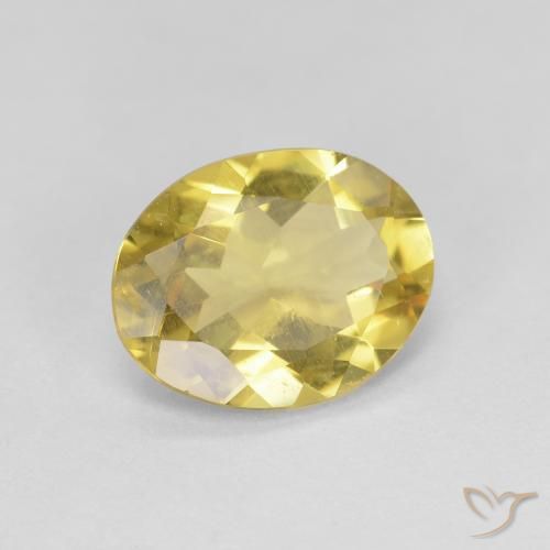 Berilo dorado Dorado amarillento natural de 2.04 ct, Ovalada, VS