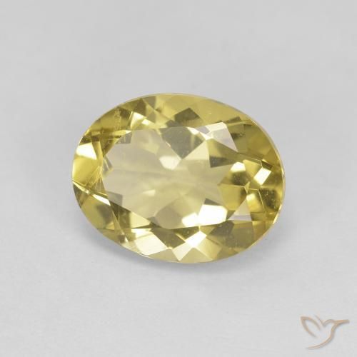 Berilo dorado Amarillo púrpura natural de 2.65 ct, Ovalada, VVS-VS