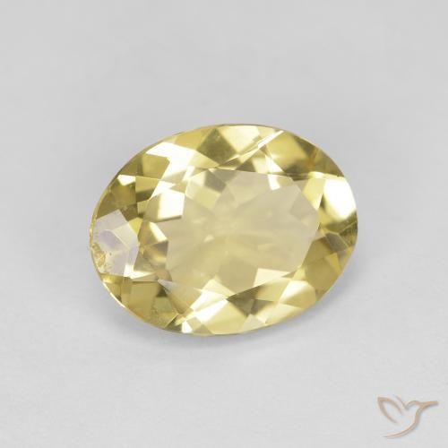 Berilo dorado Dorado claro natural de 2.18 ct, Ovalada, VS