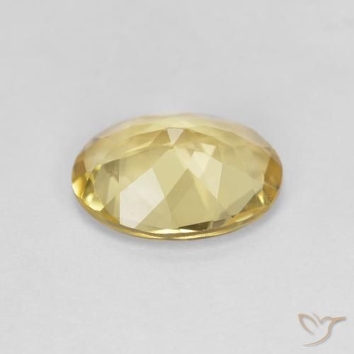 Berilo dorado Dorado claro natural de 2.18 ct, Ovalada, VS
