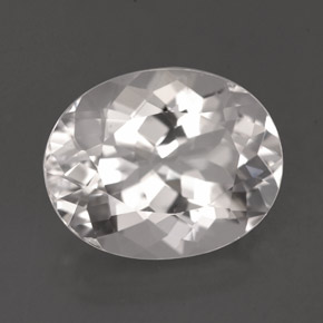 Goshenita blanco natural de 5,55 ct, corte óvalo, VVS-VS