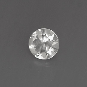 Goshenita Blanco natural de 0.21 ct, Corte Redondo, VS