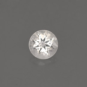 Goshenita Blanco natural de 0.42 ct, Corte Redondo, VS