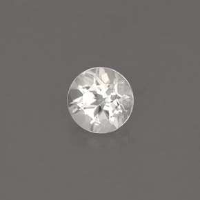 Goshenita Blanco natural de 0.42 ct, Corte Redondo, VS