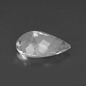 Goshenita blanco natural de 5,15 ct, en forma de pera, VVS-VS