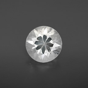 Goshenita blanco natural de 3,11 ct, corte redondo, VS