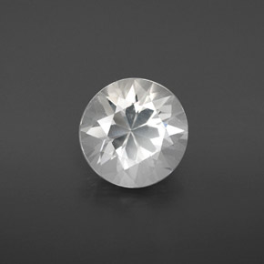 Goshenita blanco natural de 3,11 ct, corte redondo, VS