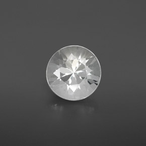 Goshenita blanco natural de 2,78 ct, corte redondo, VVS-VS