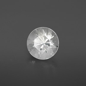 Goshenita blanco natural de 2,78 ct, corte redondo, VVS-VS