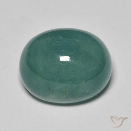 11.74ct Natural Azul-verde Grandidierita, Ovalada, Translúcido