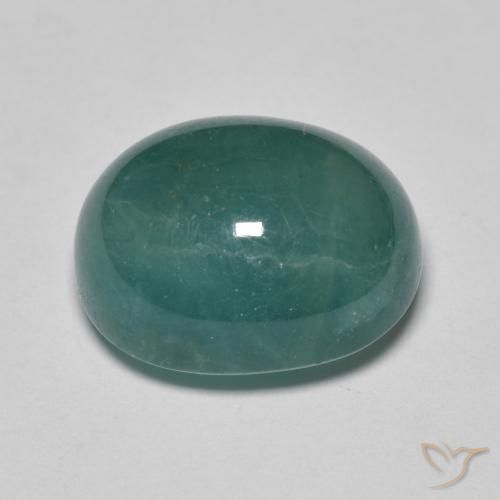 Grandidierita Azul-verde natural de 11.74 ct, Ovalada, Translúcido