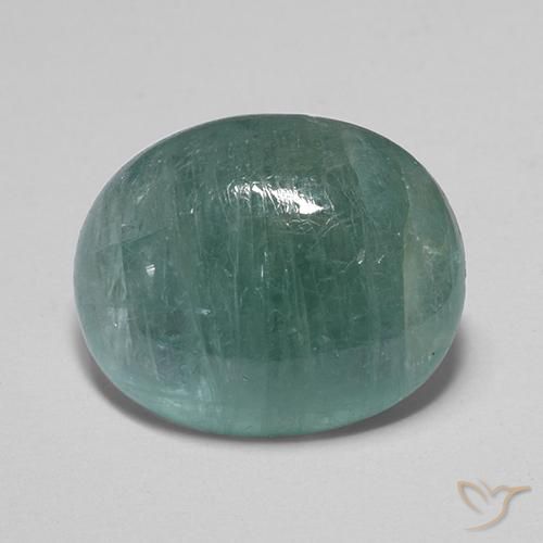 Grandidierita Turquesa natural de 11.77 ct, Ovalada, Translúcido