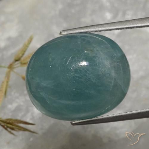 Grandidierita Verde azulado oscuro natural de 19.52 ct, Ovalada, Translúcido