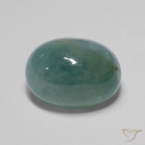 Grandidierita Turquesa natural de 9.05 ct, Ovalada, Translúcido
