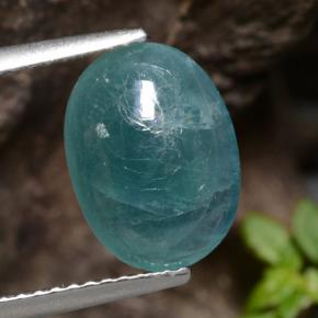 Grandidierita verde natural de 2,33 ct, corte óvalo, translúcido
