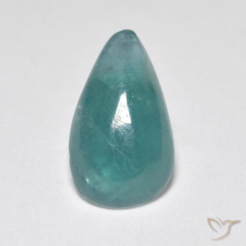 2.43ct Natural Turquesa Grandidierita, En forma de pera, Translúcido