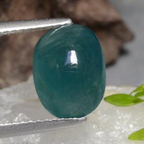 Grandidierita Verde azulado natural de 3.24 ct, Corte Óvalo, Translúcido