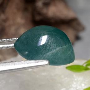 Grandidierita Verde azulado natural de 3.24 ct, Corte Óvalo, Translúcido