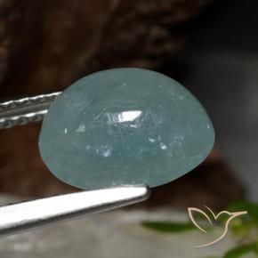 Grandidierita Tono cerceta natural de 3.31 ct, Ovalada, Translúcido