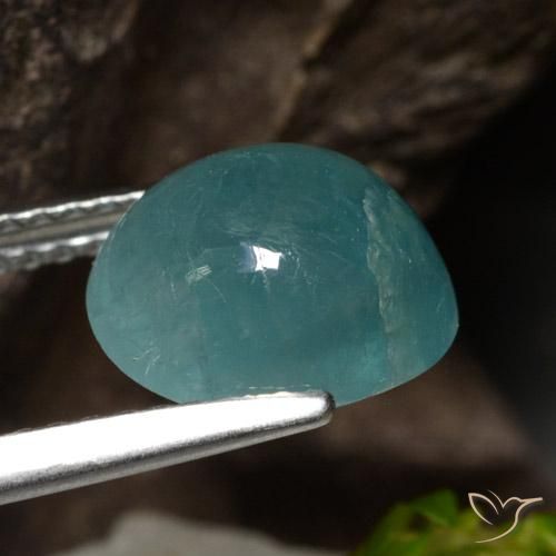 Grandidierita Verde azul natural de 3.09 ct, Ovalada, Translúcido