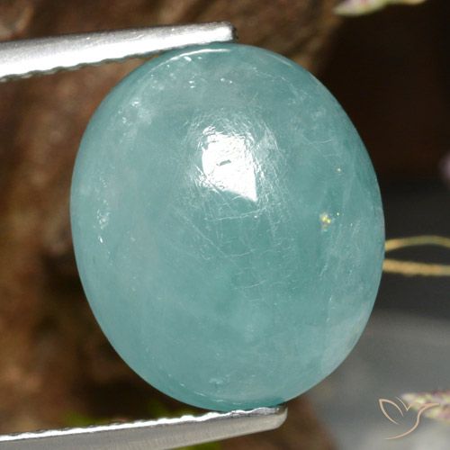 7.32ct Natural Verde azul Grandidierita, Ovalada, Translúcido