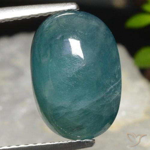 5.05ct Natural Verde azul Grandidierita, Ovalada, Translúcido