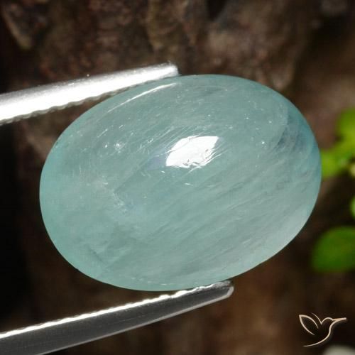 Grandidierita Verde azul natural de 5.25 ct, Ovalada, Translúcido