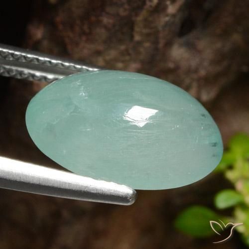 Grandidierita Verde azul natural de 5.25 ct, Ovalada, Translúcido