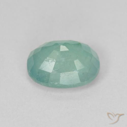 Grandidierita Verde azul natural de 1.77 ct, Ovalada, VS-SI