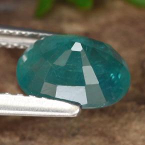 Grandidierita Verde azulado natural de 1.32 ct, Corte Óvalo, VS-SI