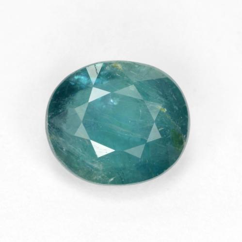 Grandidierita turquesa natural de 1,10 ct, corte óvalo, VS-SI